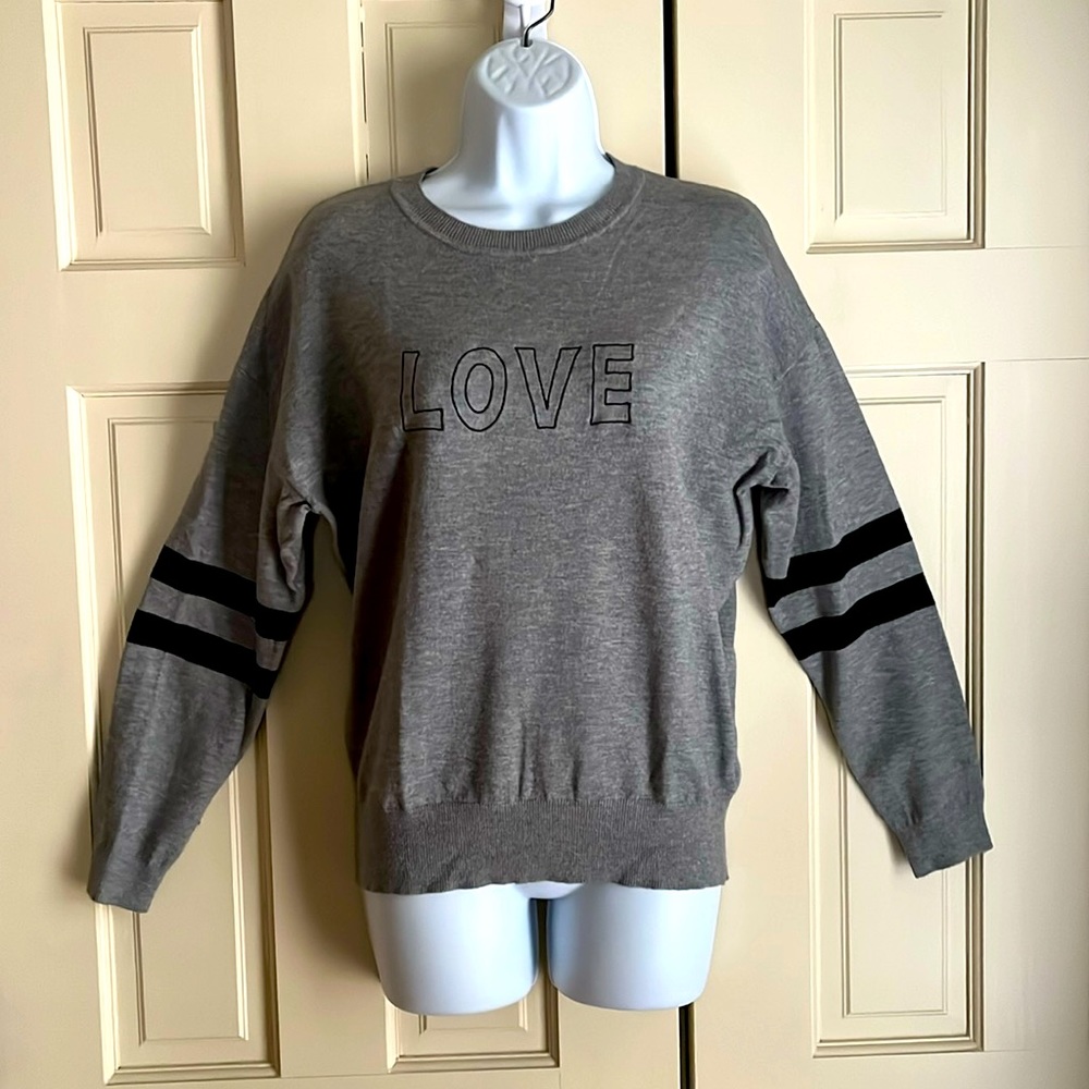 Philosophy Sweater, gray, size M